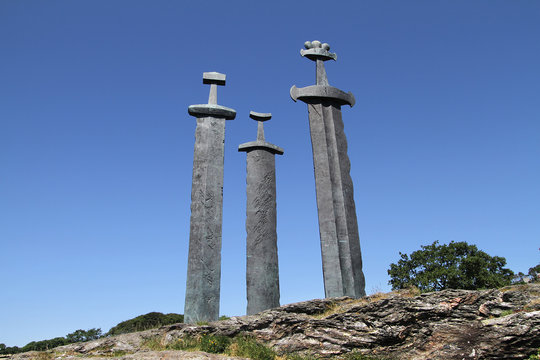 Sverd i Fjell Monument in Stavanger, Norway. 