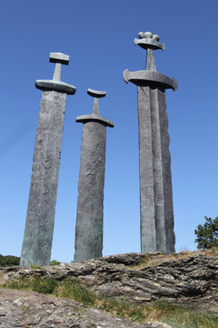 Sverd i Fjell Monument in Stavanger, Norway. 
