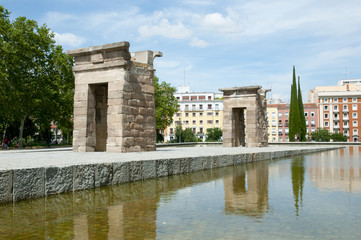 Fototapeta na wymiar Temple of Debod - Madrid - Spain
