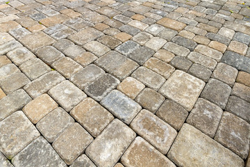 Brick Paver Patio Background