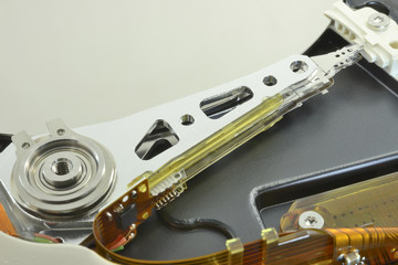 magnetic head of hard drive
