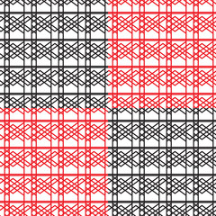 Abstract geometric pattern. A seamless background. Black and white texture.