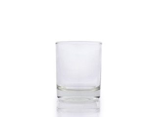 small glass on isolate background (clipping path)