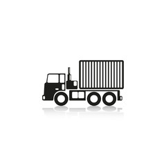 Truck. Vector icon.