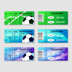 Three tickets for soccer tournament