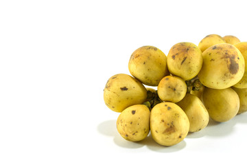 Wollongong delicious fruit on a white background.