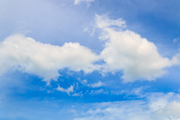 clouds on blue sky