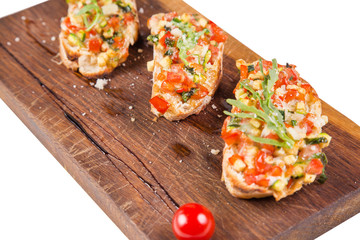 bruschetta with vegetable