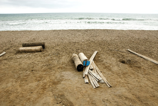 View of a Beach in Manta - Ecuador