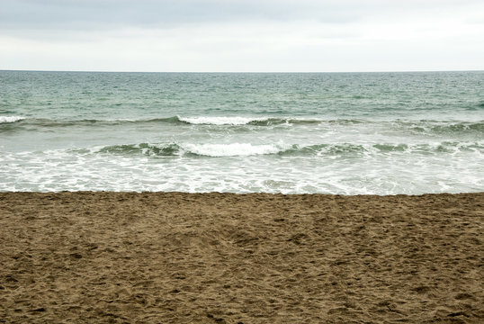 View of a Beach in Manta - Ecuador