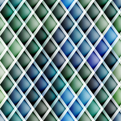 Abstract seamless rhombus pattern. 