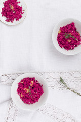 Couscous mit roter Beete