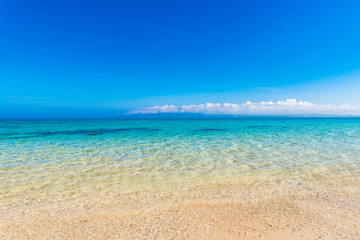 Beach, sea, landscape. Okinawa, Japan, Asia.