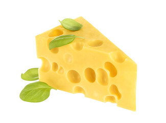 Cheese isolated on white background