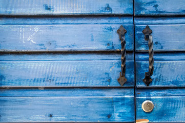 Blue door