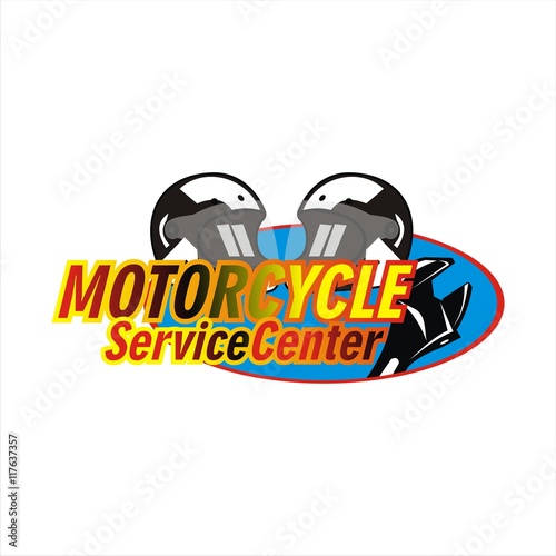 "Motorcycle repair logo template" Stock image and royaltyfree vector files on Pic