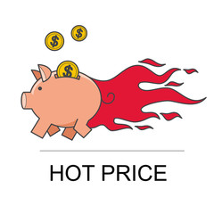 векторная иллюстрация в стиле линейного дизайна выгодных предложений, экономии скидок и сделок