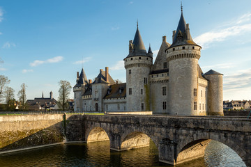 Fototapeta na wymiar Castle Sully-Sur-Loire
