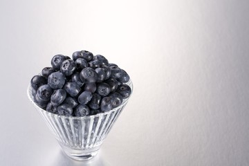 Blueberries7 / Berries in a crystal vase