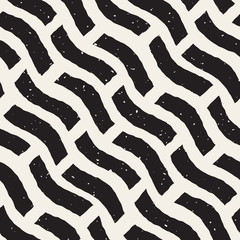 Vector Seamless Diagonal Lines Grungy Pattern