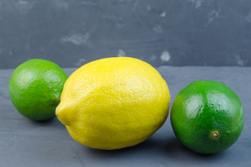 Acidic fruits, lime and lemon.