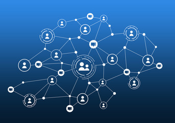 Social media communication . Mixed media