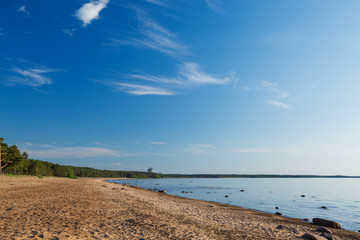 Baltic gulf beach