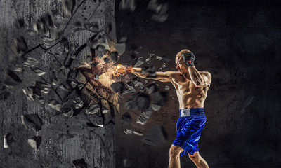 Possessing power and endurance . Mixed media