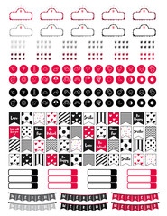 Digital planner, digital stickers, Printable planner stickers