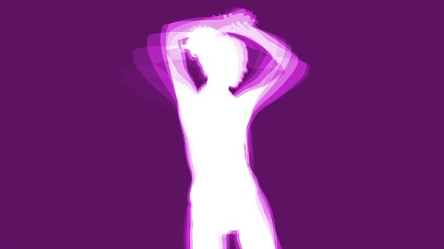 sexy dancer shadow silhouette