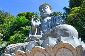 Big Buddha Statue at the Chin Swee Caves Temple in Malaysia