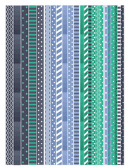 Teal blue and dark blue printable washi tape design.For planner,life planner,agenda bullet journal,scrapbook and other stationery.Geometric.Washi tape design.Vector clipart.Clipart