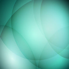 Abstract green light vector background