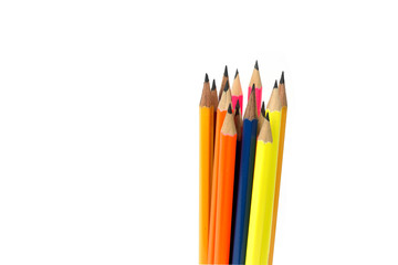Pencil isolated on white background