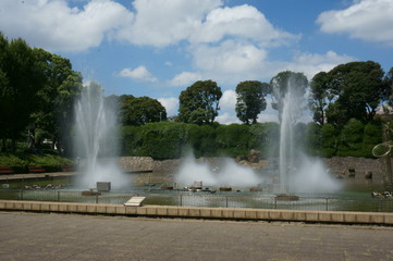 北浦和公園の音楽噴水