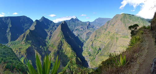 Panoramique du cirque de Mafate, La Réunion