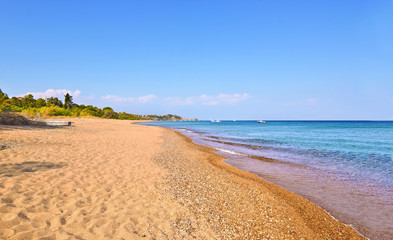 Koroni beach Peloponnese Greece
