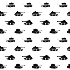 black and white tank pattern seamless
