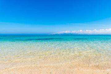 Beach, sea, landscape. Okinawa, Japan, Asia.