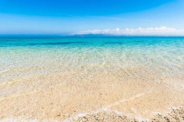 Beach, sea, landscape. Okinawa, Japan, Asia.