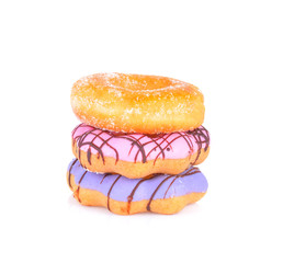 donut on white background