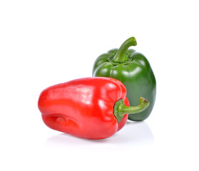 bell pepper on white background
