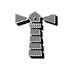 ikona ze wzorku pasków i kresek © vempireart