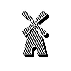 ikona ze wzorku pasków i kresek