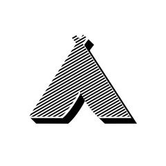 ikona ze wzorku pasków i kresek © vempireart