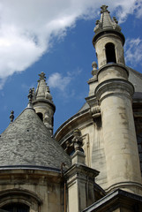 Tourelles de l'église de l'Oratoire à Paris, France