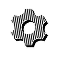 ikona ze wzorku pasków i kresek © vempireart