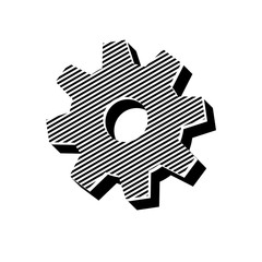 ikona ze wzorku pasków i kresek © vempireart