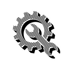 ikona ze wzorku pasków i kresek © vempireart