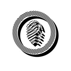 ikona ze wzorku pasków i kresek © vempireart